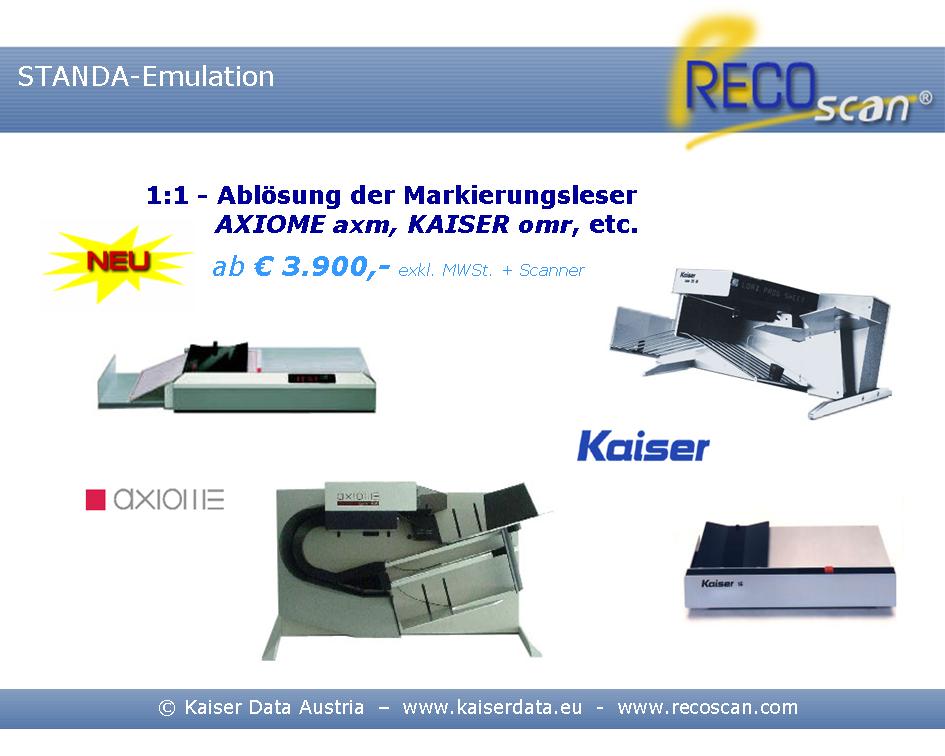 RECOscan Digitale Datenerfassung